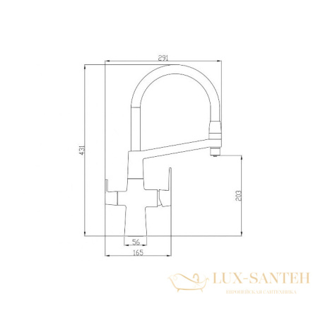 смеситель zorg steel hammer sh818-8bronze для кухни, бронза/белый