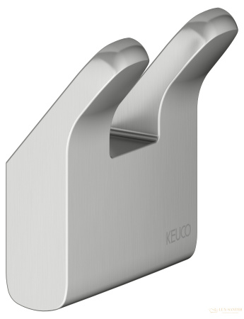 крючок двойной keuco moll, 12713210000, нержавеющая сталь шлифованная