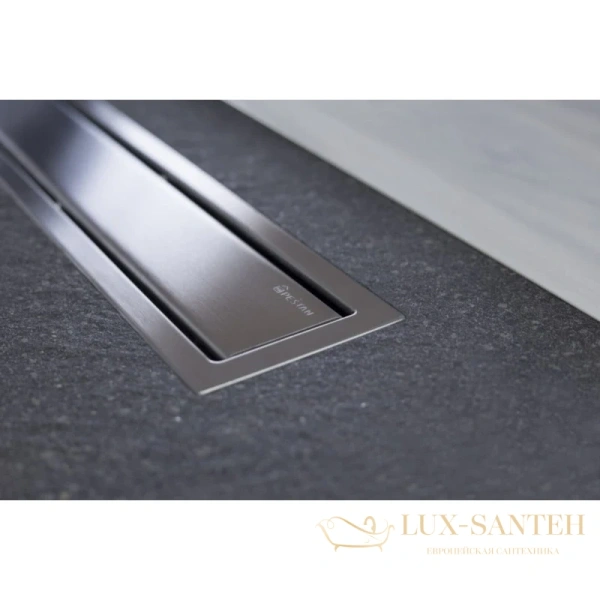 душевой канал bettoserb confluo premium line 13100007 950 мм 2 в 1 с основой под плитку, матовый хром