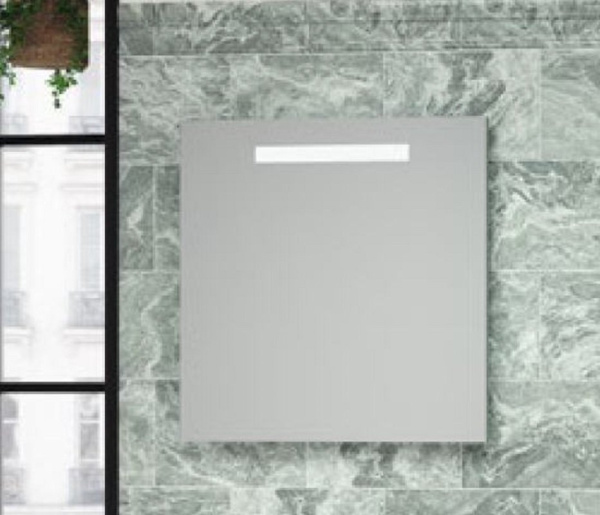 зеркало gustavsberg iconic/puristic с led-подсветкой gb71ccml60, 60 см