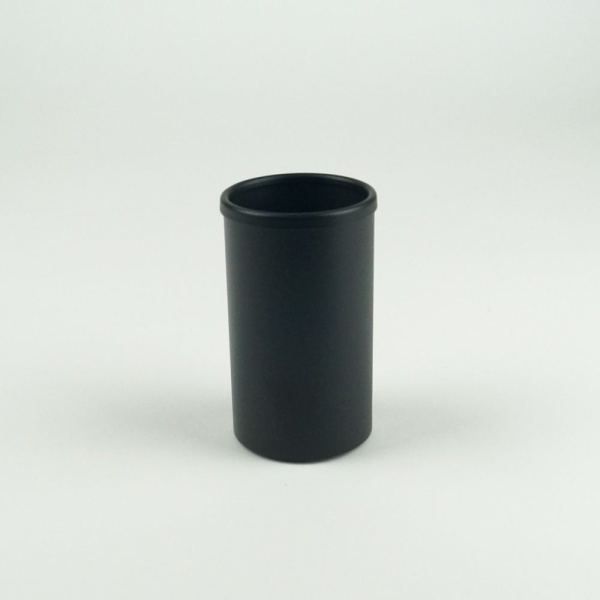 стакан металлический surya metall 6243/mb для ватных палочек 5х5х8,5 см, черный матовый