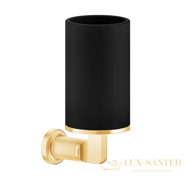 стакан gessi inciso 58508.246, gold pvd/черный