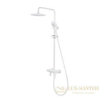 душевая система для ванны lemark bronx lm3762mw, белый матовый