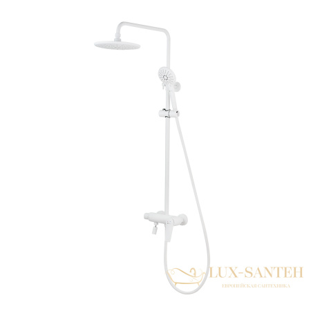 душевая система для ванны lemark bronx lm3762mw, белый матовый