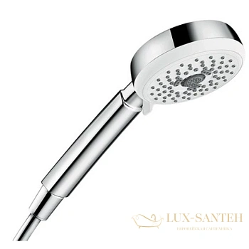 лейка для душа hansgrohe crometta 100 multi 3jet 26823400 белый/хром