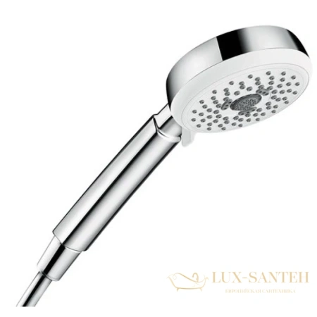 лейка для душа hansgrohe crometta 100 multi 3jet 26823400 белый/хром