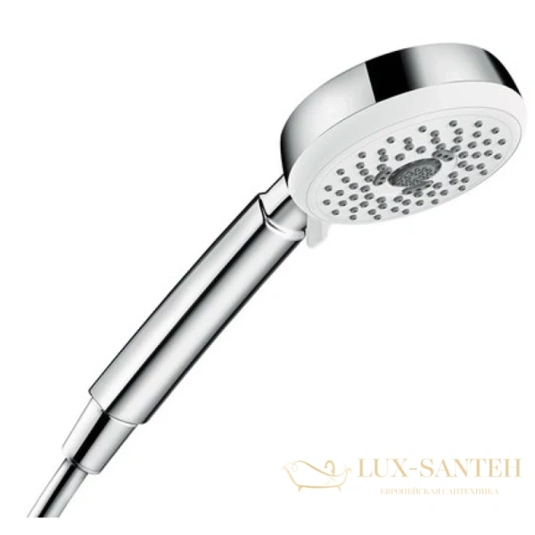 лейка для душа hansgrohe crometta 100 multi 3jet 26823400 белый/хром