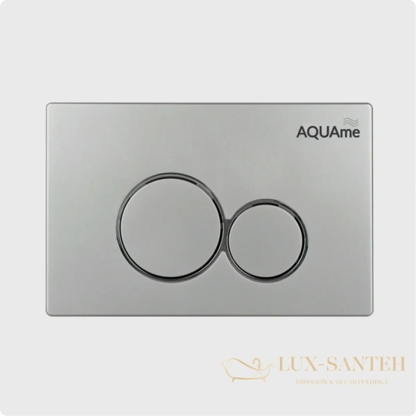 панель смыва aquame, aqm4101s, хром матовый