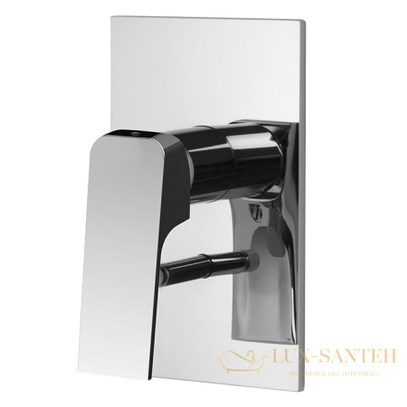 смеситель встсраиваемый для душа fima carlo frattini fit, f3389x2cr, 2 выхода, (внешняя часть), хром