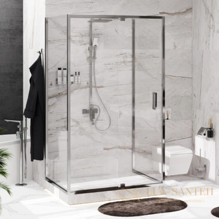 душевой уголок wasserkraft berkel 48p25 117-127х80 см 