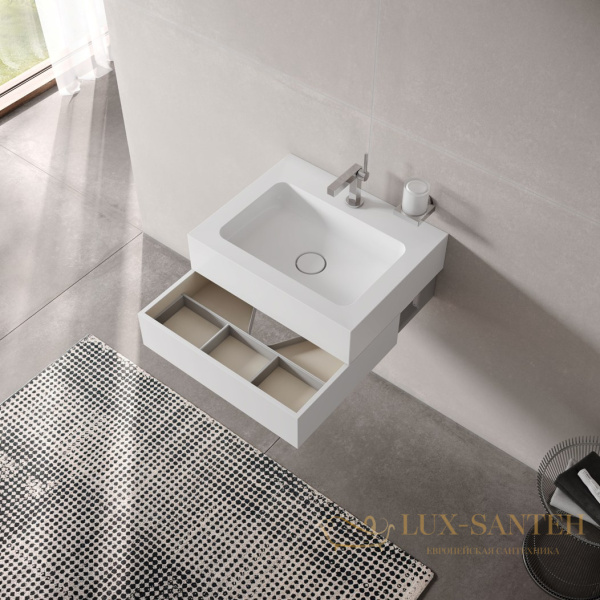 комплект мебели keuco edition 300, 39611380100, 650 мм, к/ф: белый матовый