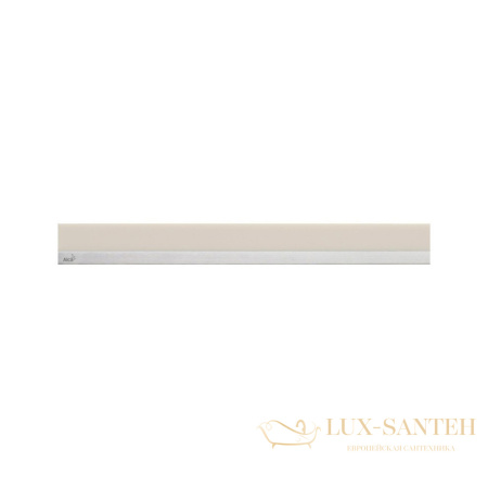 alcaplast решетка для водоотводящего желоба (apz6, apz16) дизайн mineral posh, искусственный камень, песочный, нерж. сталь, матовая mp1206-1050