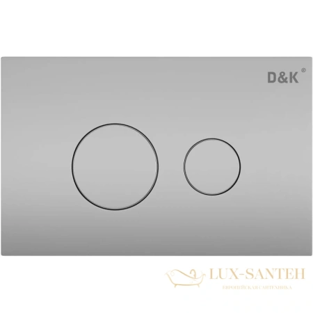 клавиша смыва d&k venice db1029002 для инсталляции, матовый хром