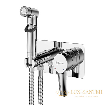 гигиенический душ lemark lemark atlantiss lm3259c,  со встроенным смесителем, хром
