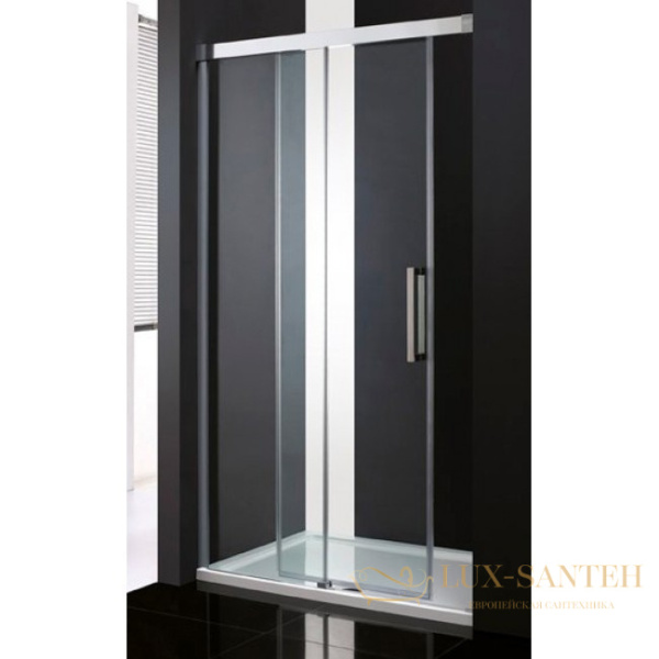 душевая дверь в нишу cezares premier-soft premier-soft-w-bf-1-130-c-cr-iv 130 см профиль хром, стекло прозрачное