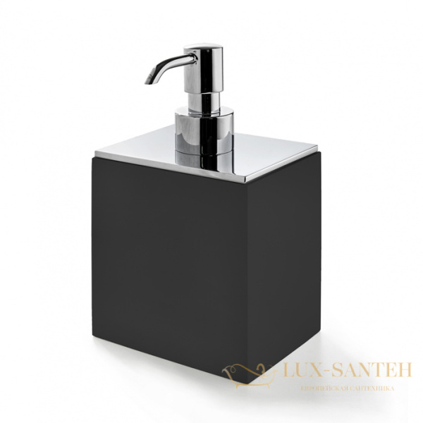 дозатор для жидкого мыла 3sc bemood black bemn01dasl, черный/хром