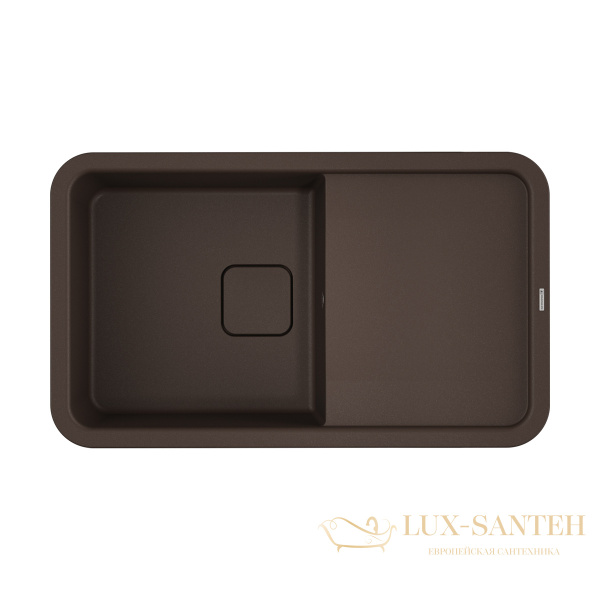 кухонная мойка omoikiri tasogare 86-dc artgranit х темный шоколад, 4993468