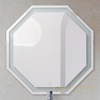 зеркало belbagno spc spc-ott-800-800-led-tch 80 см с подсветкой, с сенсорным выключателем