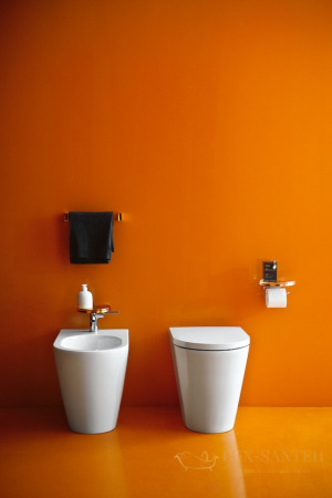 биде laufen kartell by 8.3233.1.400.302.1 напольное, белый глянцевый