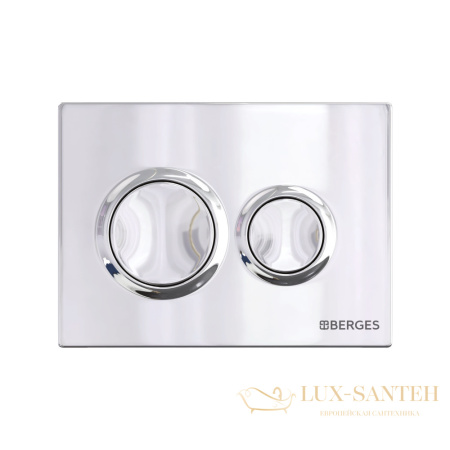 комплект berges 043249: подвесной унитаз ego xl с системой инсталляции novum 525 и панелью смыва, хром глянцевый