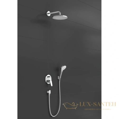 душевая система скрытого монтажа hansgrohe crometta s 240 1jet с однорычажным смесителем 27958000