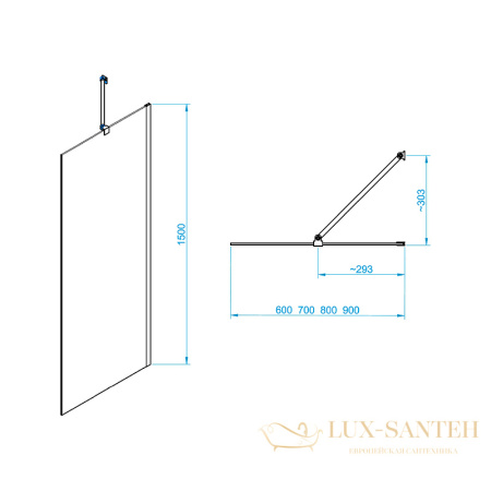 шторка rgw screens 351115107-11 на ванну sc-151 70х150, профиль хром, стекло прозрачное