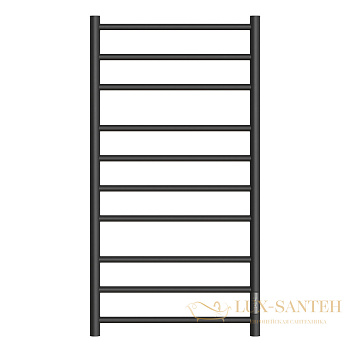 полотенцесушитель 500x1000 электрический point аврора pn10850b п10 диммер справа, черный