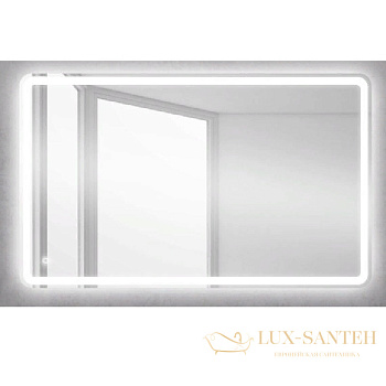 зеркало belbagno spc spc-mar-1000-600-led-tch 100 см с сенсорным выключателем, с подсветкой