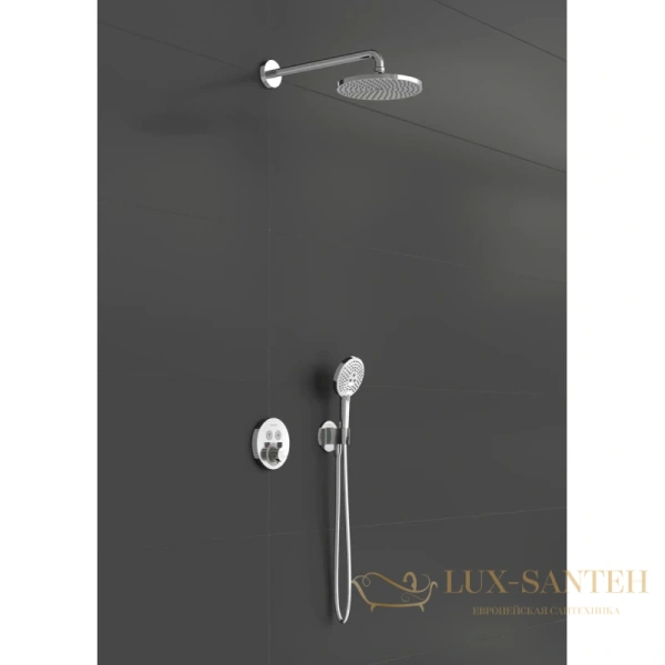 душевая система скрытого монтажа hansgrohe raindance s 240 1 jet powderrain с showerselect s 27951000
