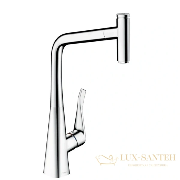 смеситель для кухни hansgrohe metris select хром 14884000