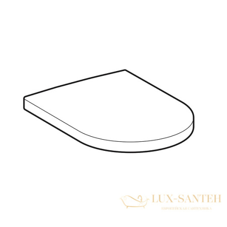 сиденье geberit icon 500.670.01.1 с крышкой с механизмом плавного закрывания, белый