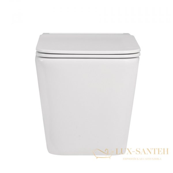 унитаз подвесной abber bequem ac1202p с импульсным смывом 58.5х36 см, белый глянцевый