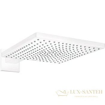 верхний душ с держателем hansgrohe raindance e 300 1jet 26238700 матовый белый