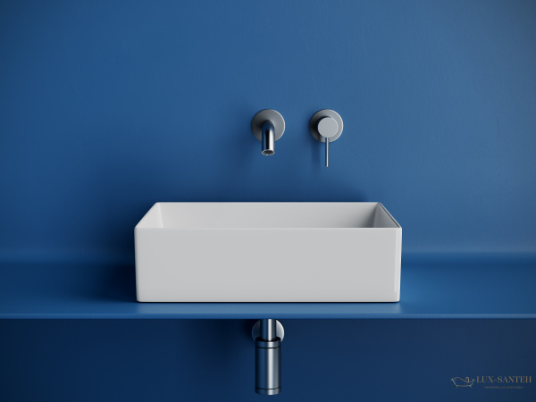 раковина накладная ceramica nova element cn6069, 471*361*130 мм, белый