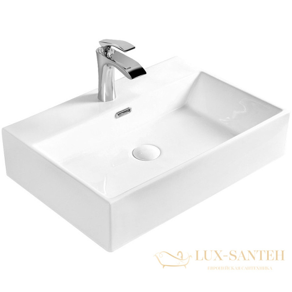 раковина belbagno bb1340 51 см, белый