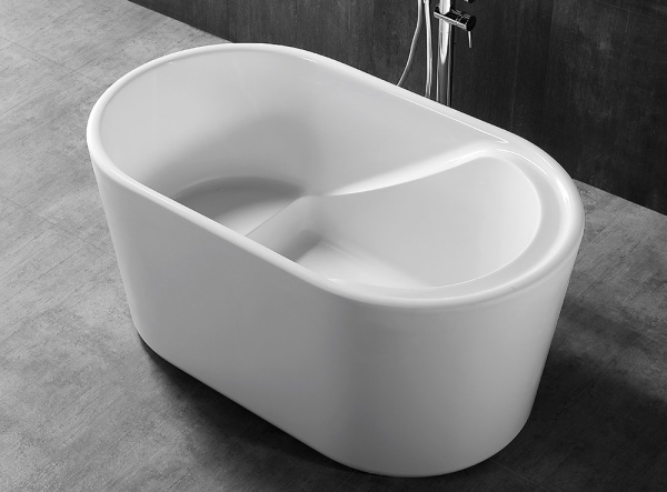 акриловая ванна abber ab9277, цвет белый