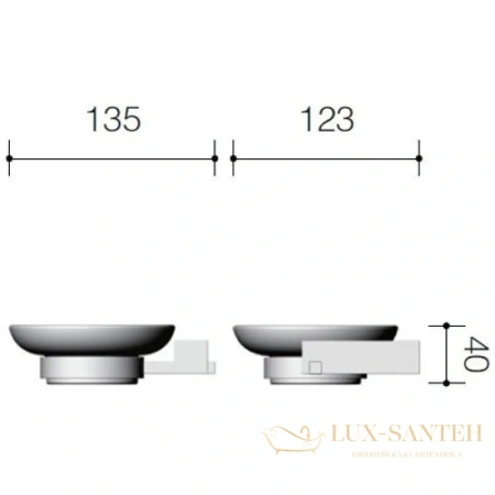 мыльница schein rembrandt 062, хром