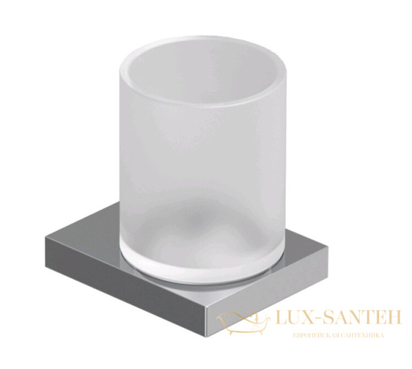 стакан для зубных щеток подвесной kludi vela c, 3197505, хром глянцевый