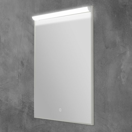 зеркало belbagno spc spc-uno-500-800-tch с подсветкой, с сенсорным выключателем, хром