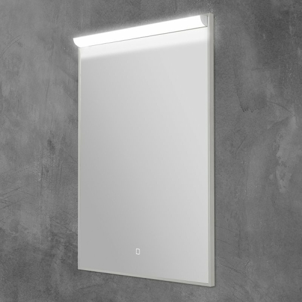 зеркало belbagno spc spc-uno-600-800-tch с подсветкой, с сенсорным выключателем, хром