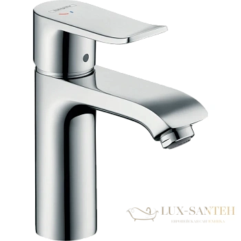 смеситель для раковины hansgrohe metris 31121000, хром