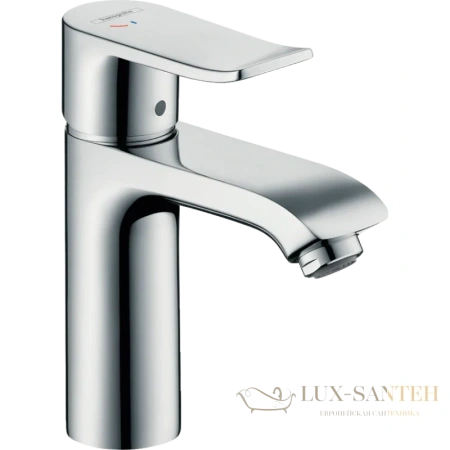 смеситель для раковины hansgrohe metris 31121000, хром