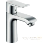 смеситель для раковины hansgrohe metris 31121000, хром