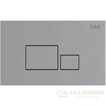 клавиша смыва d&k quadro db1519001 для инсталляции, хром