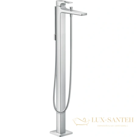 напольный смеситель для ванны hansgrohe metropol 74532000, хром