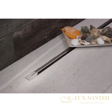 душевой канал bettoserb confluo slim line plus 13100028 750 мм, матовый хром