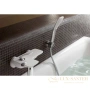 смеситель kludi balance white 524459175 для ванны, хром/белый