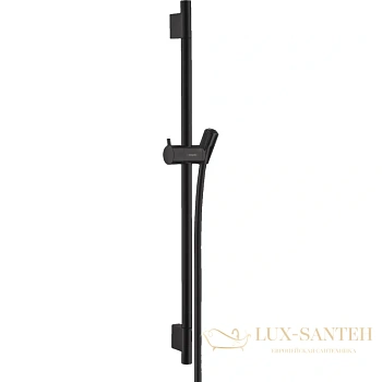 душевая штанга hansgrohe unica’s puro 60 см, 28632670, черный матовый