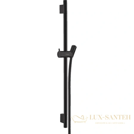 душевая штанга hansgrohe unica’s puro 60 см, 28632670, черный матовый