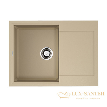 кухонная мойка omoikiri sakaime 68-ch tetogranit х шампань, 4993235